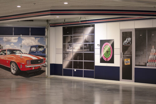 Aces Classic Car Dealership Interior